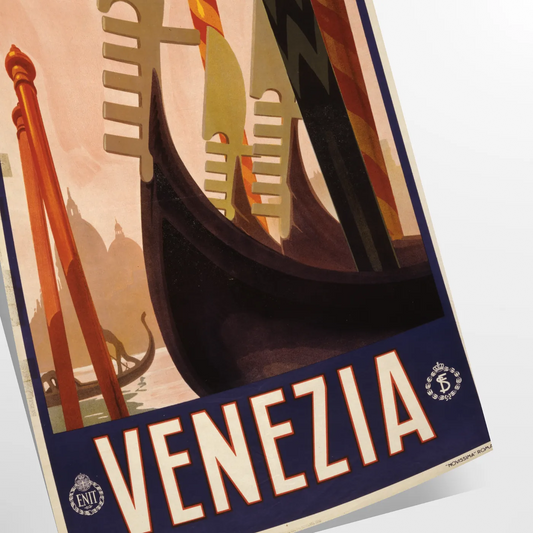 allure Venice captivating black green poster stunning wall art essence Italian travel perfect artwork gift space unique print sizes A4 cm A0