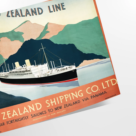 charm vintage travel vibrant orange blue poster wall art unique gifts captivating artwork touch nostalgia space various dimensions A4 cm A0